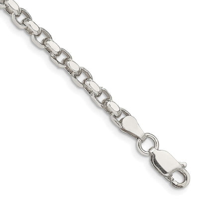 Sterlingsilber 3.5mm Diamantiert Erbs Gliederarmband