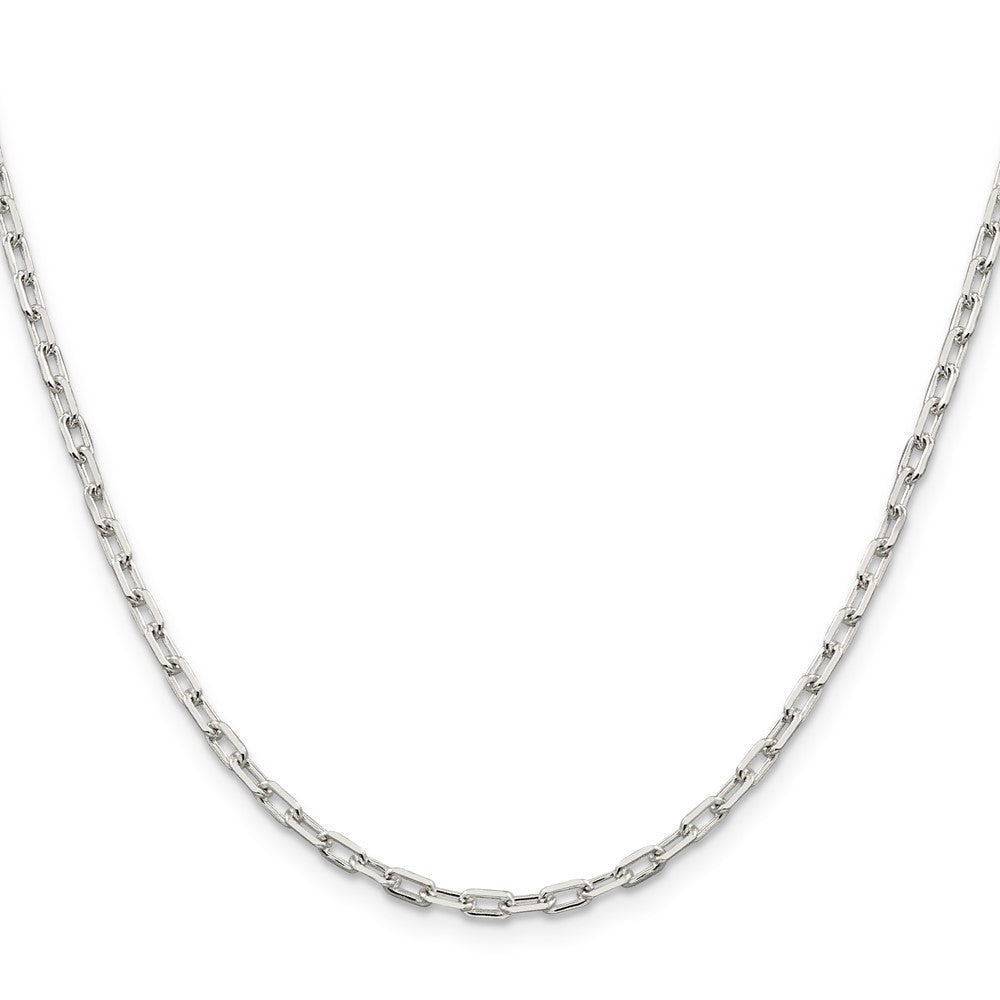 Sterlingsilber 2.75mm Länglich Offen Glieder Halskette