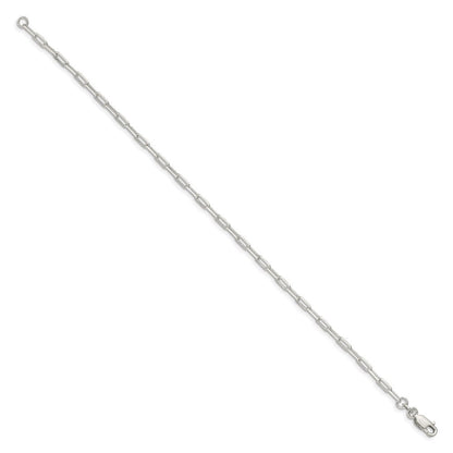 Sterlingsilber 2.75mm Länglich Offen Glieder Gliederarmband