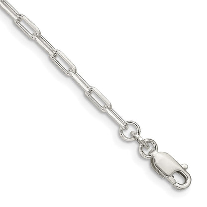 Sterlingsilber 2.75mm Länglich Offen Glieder Gliederarmband
