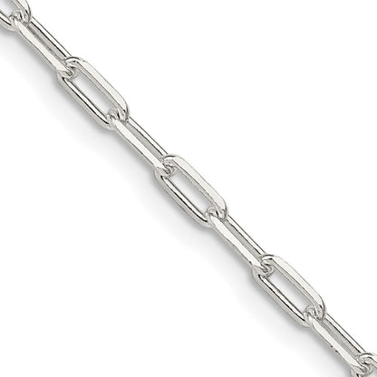 Sterlingsilber 2.75mm Länglich Offen Glieder Halskette