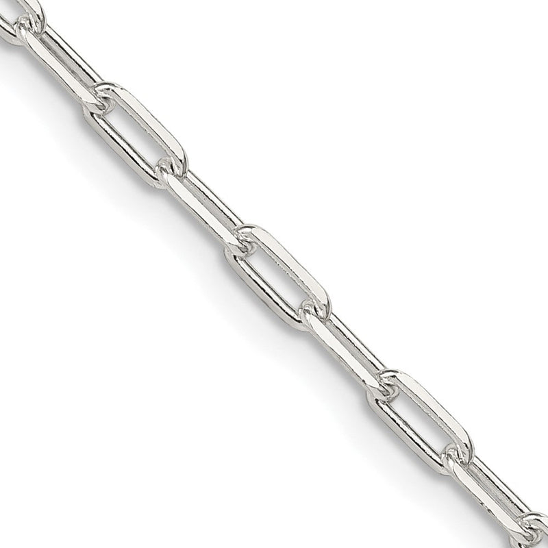 Sterlingsilber 2.75mm Länglich Offen Glieder Halskette