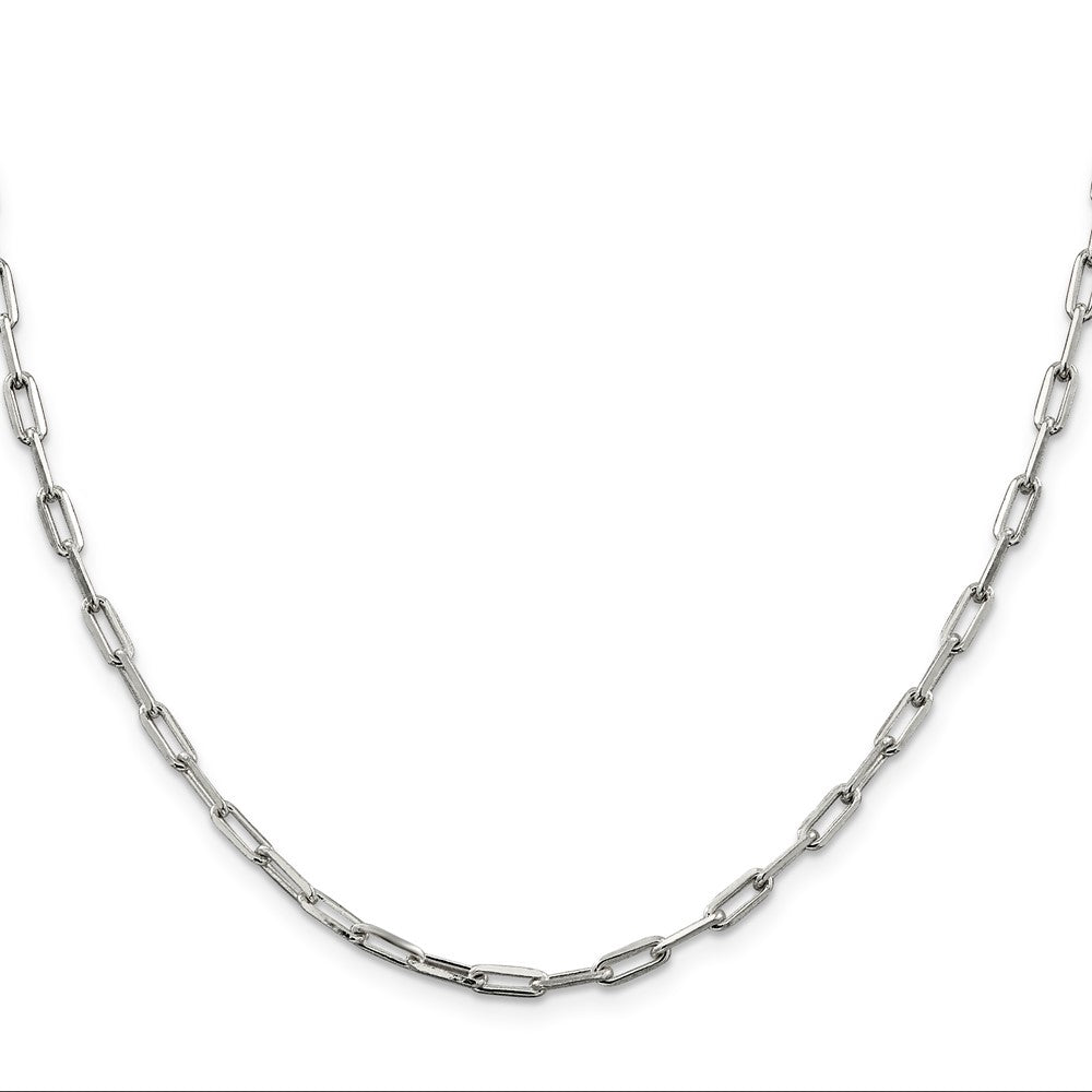 Sterlingsilber 3.25mm Länglich Offen Glieder Halskette