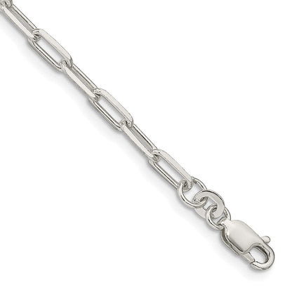 Sterlingsilber 3.25mm Länglich Offen Glieder Gliederarmband