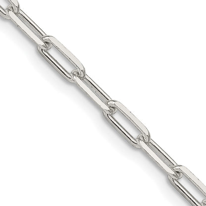 Sterlingsilber 3.25mm Länglich Offen Glieder Halskette