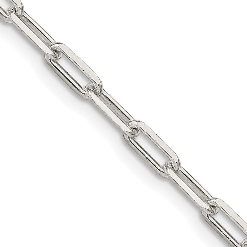 Sterlingsilber 3.25mm Länglich Offen Glieder Halskette