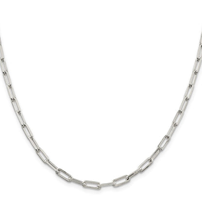 Sterlingsilber 4.25mm Länglich Offen Glieder Halskette