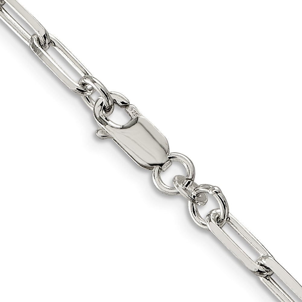 Sterlingsilber 4.25mm Länglich Offen Glieder Halskette