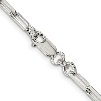 Sterlingsilber 4.25mm Länglich Offen Glieder Halskette