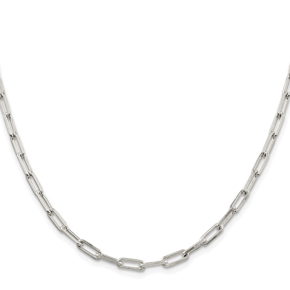 Sterlingsilber Rhodiniert 4.25mm Länglich Offen Glieder Kette