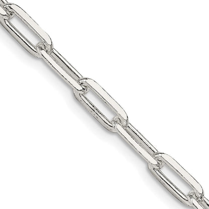 Sterlingsilber 4.25mm Länglich Offen Glieder Halskette