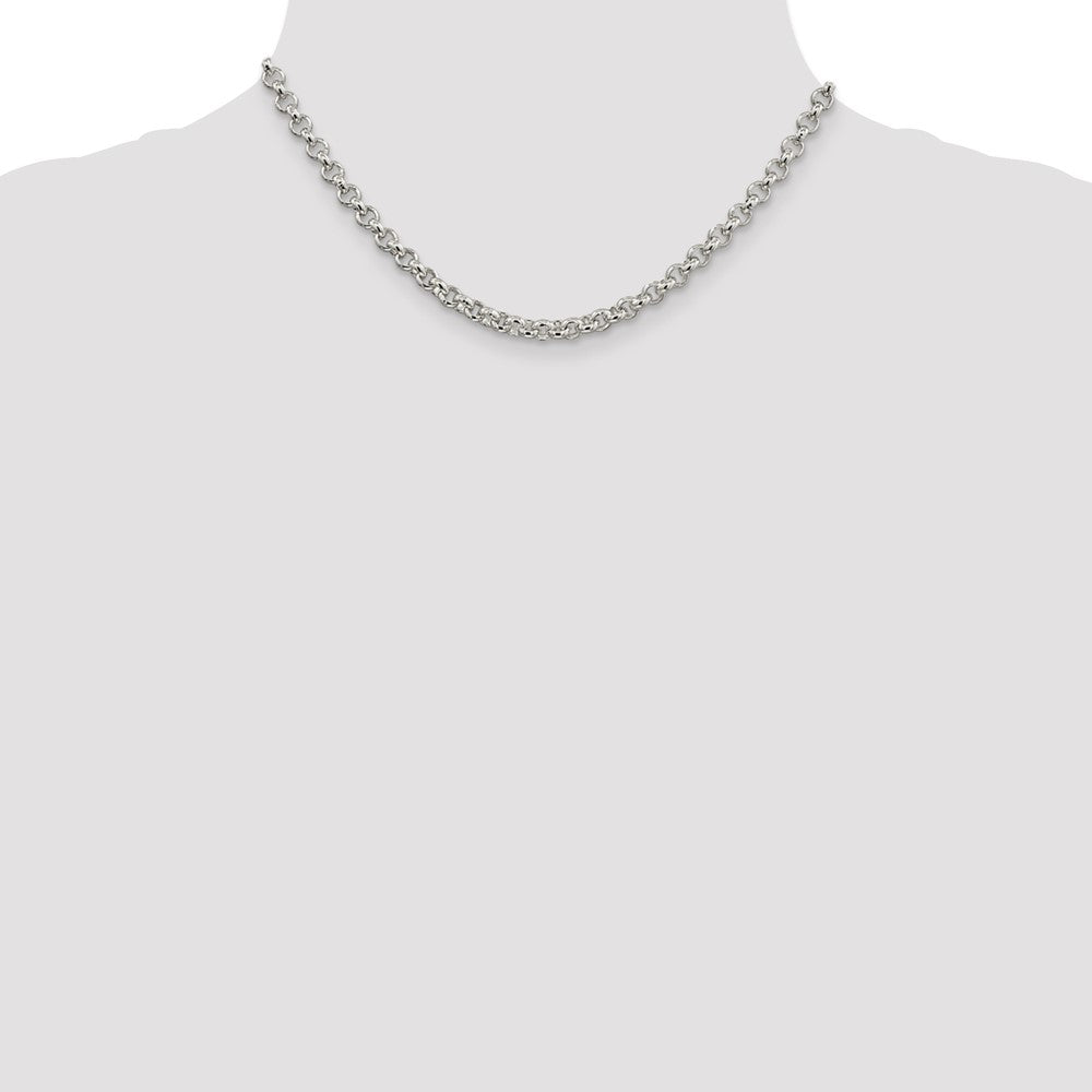 Sterlingsilber 5mm Erbs Halskette