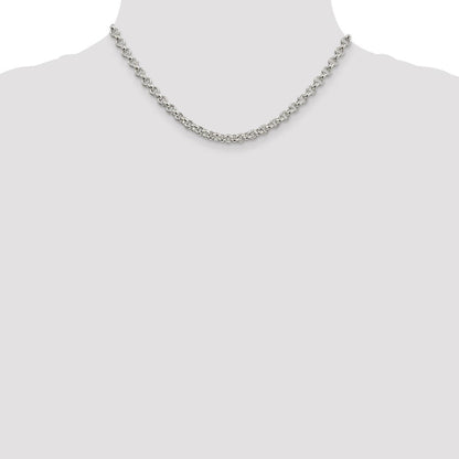 Sterlingsilber 5mm Erbs Halskette