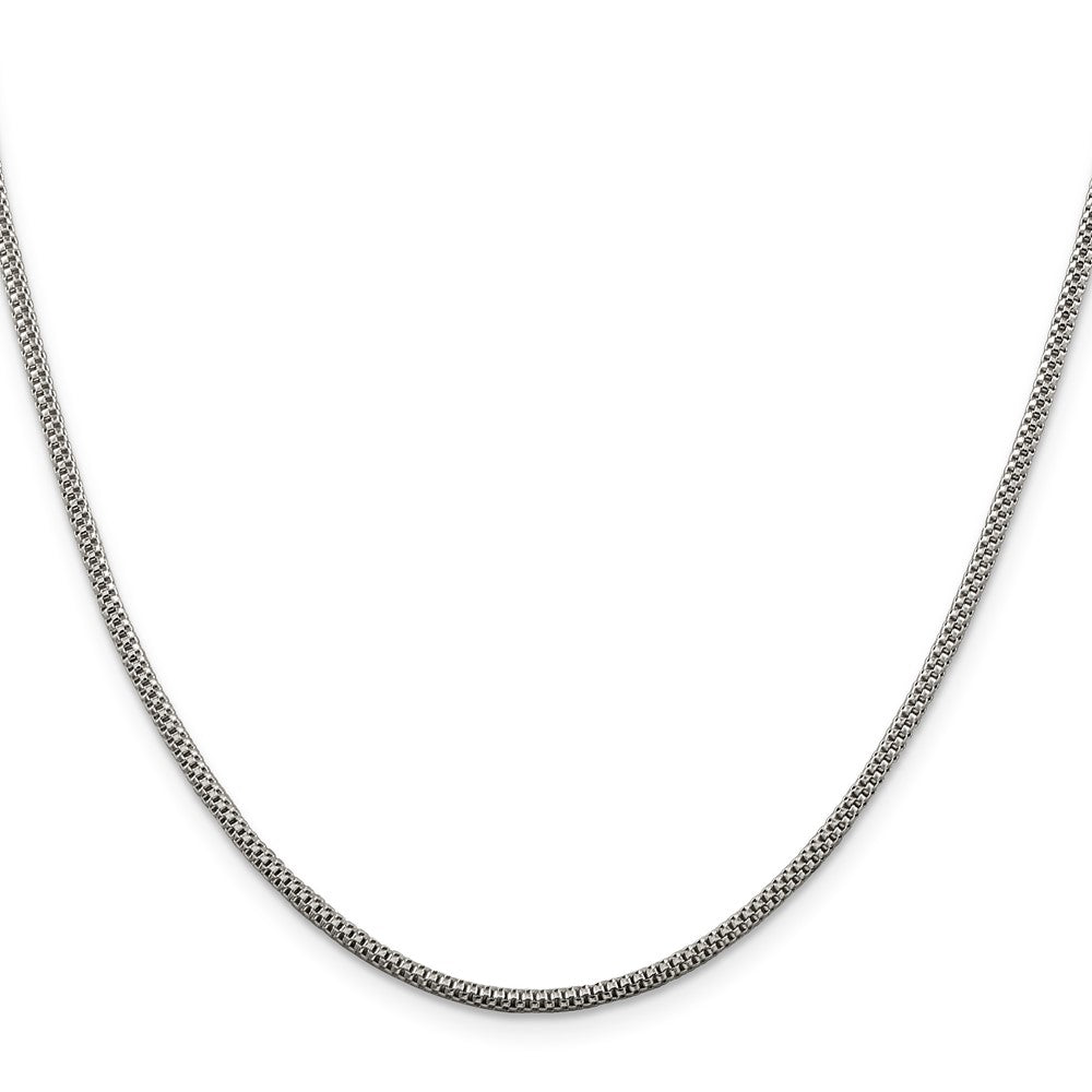 Sterlingsilber 2mm Corona Halskette