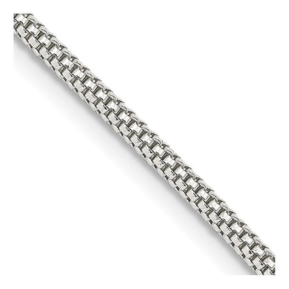 Sterlingsilber 2mm Corona Halskette