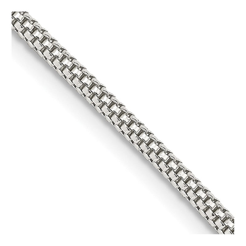 Sterlingsilber 2mm Corona Halskette
