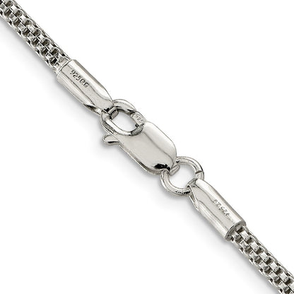 Sterlingsilber 2.4mm Corona Halskette