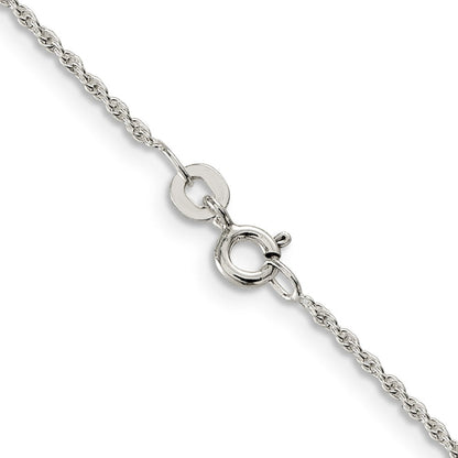 Sterlingsilber Rhodiniert 1.3mm Loose Kordel Halskette