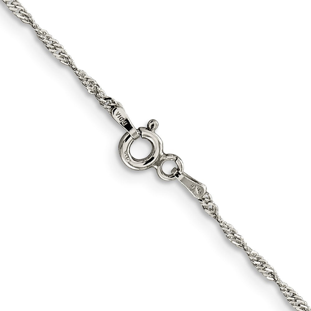 Sterlingsilber 1.4mm Singapurkette Halskette