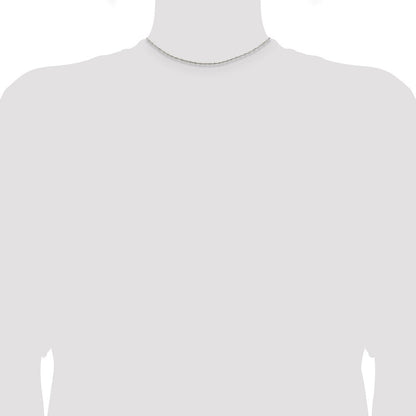 Sterlingsilber 1.4mm Singapurkette Halskette