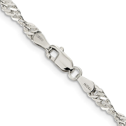 Sterlingsilber 3.5mm Singapurkette Halskette