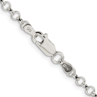 Sterlingsilber 3.5mm Erbs Halskette