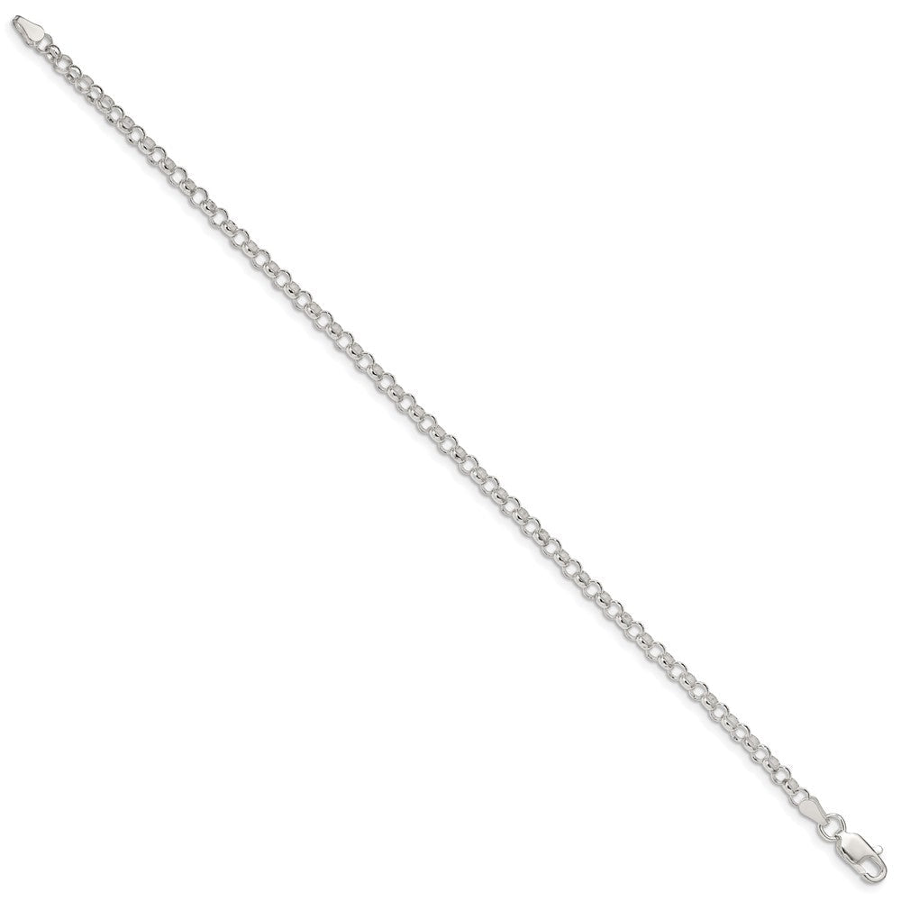Sterlingsilber 3.5mm Erbs Gliederarmband