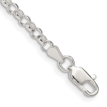 Sterlingsilber 3.5mm Erbs Gliederarmband