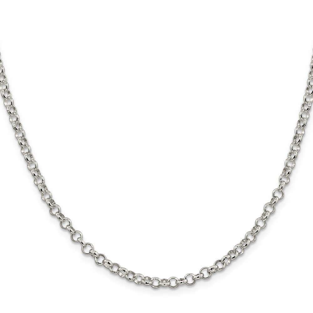 Sterlingsilber 4mm Erbs Halskette