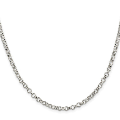 Sterlingsilber 4mm Erbs Halskette
