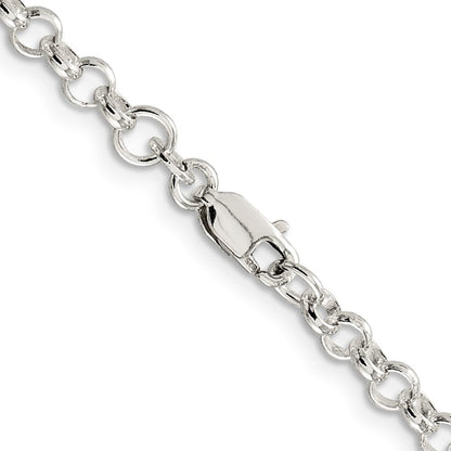 Sterlingsilber 4mm Erbs Halskette