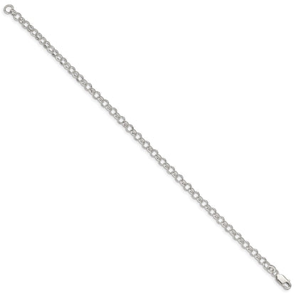Sterlingsilber 4mm Erbs Gliederarmband