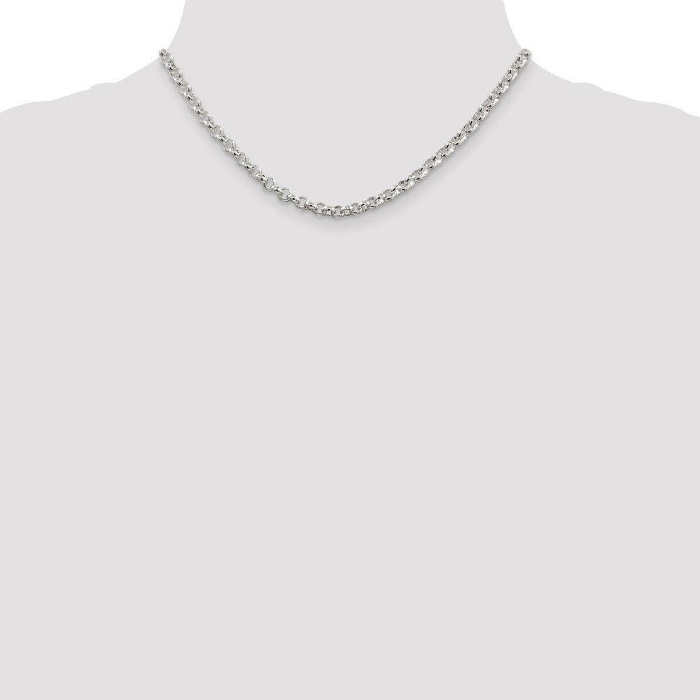 Sterlingsilber 4.6mm Erbs Halskette