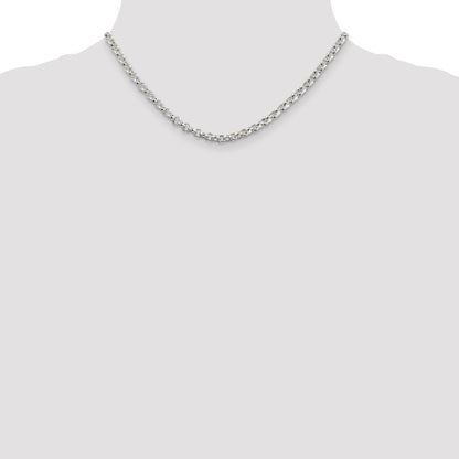 Sterlingsilber 4.6mm Erbs Halskette
