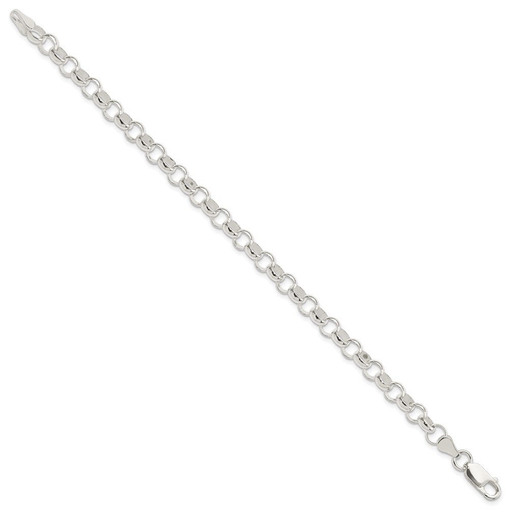 Sterlingsilber 6.0mm Erbs Licht Gliederarmband