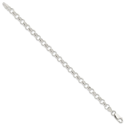 Sterlingsilber 6.0mm Erbs Licht Gliederarmband