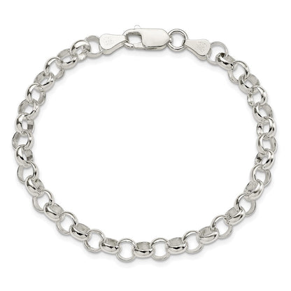 Sterlingsilber 6.0mm Erbs Licht Gliederarmband