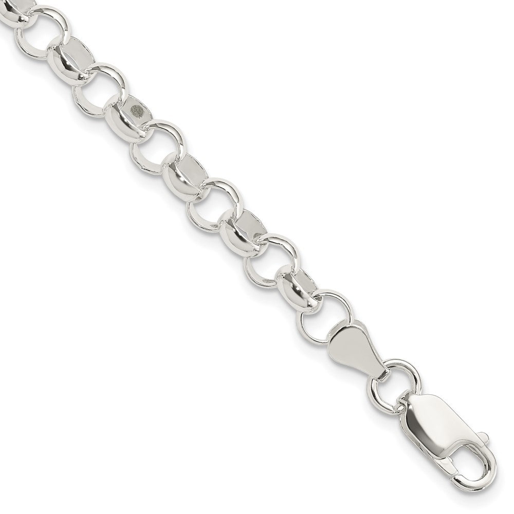 Sterlingsilber 6.0mm Erbs Licht Gliederarmband