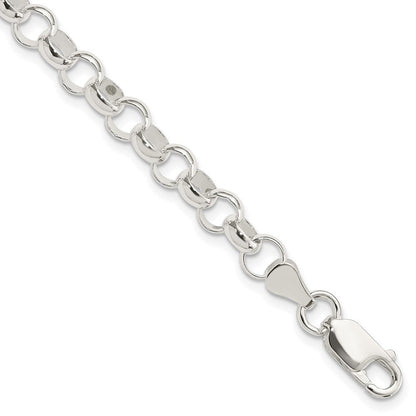 Sterlingsilber 6.0mm Erbs Licht Gliederarmband