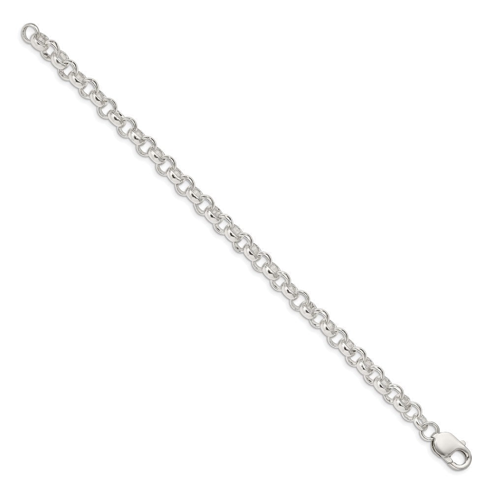 Sterlingsilber 6.75mm Erbs Gliederarmband