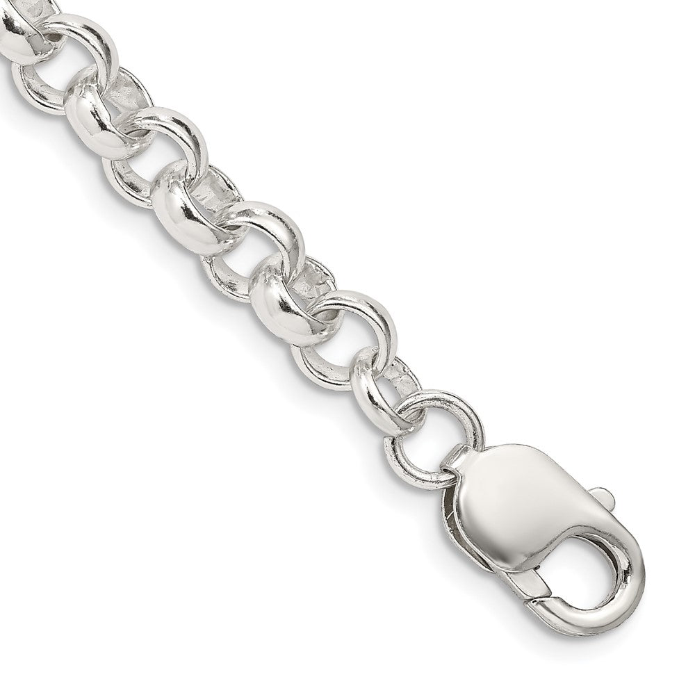 Sterlingsilber 6.75mm Erbs Gliederarmband
