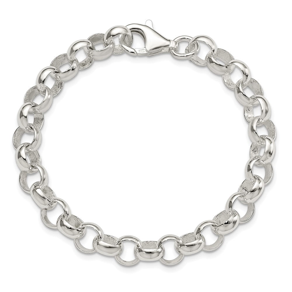 7.5 Zoll Sterlingsilber 8.00mm Erbs Licht Armband