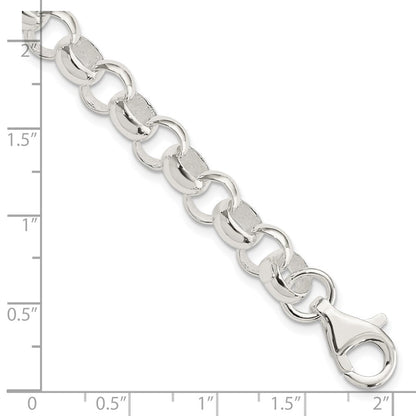 7.5 Zoll Sterlingsilber 8.00mm Erbs Licht Armband