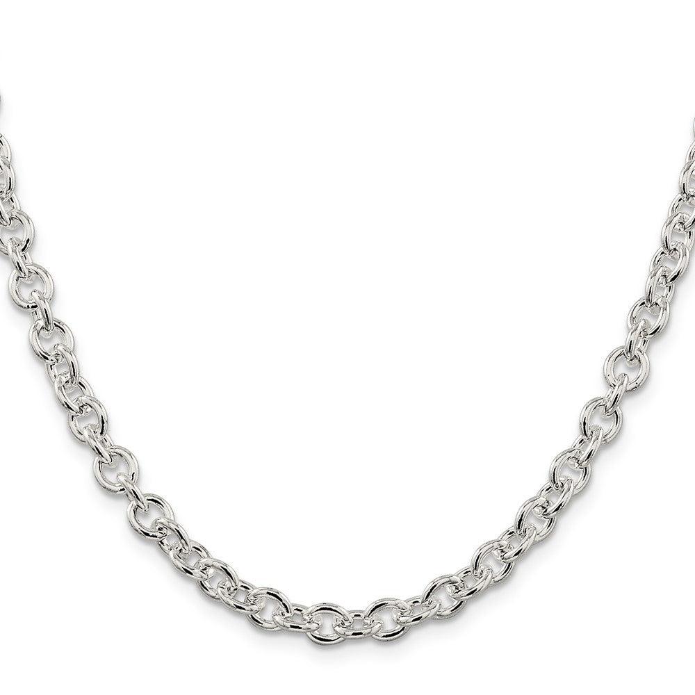 Sterlingsilber 6.1mm Ankerkette Halskette