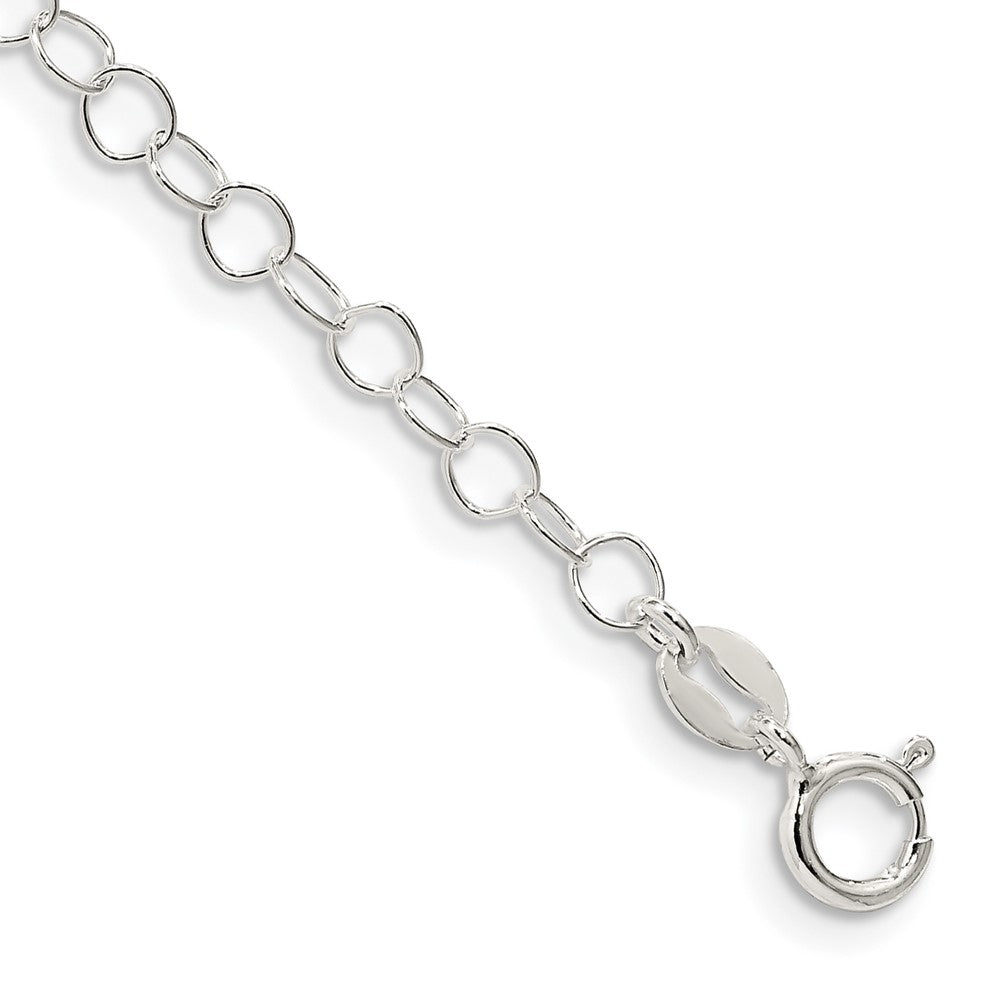 7 Zoll Sterlingsilber 3.5mm Fantasie Ankerkette Gliederarmband
