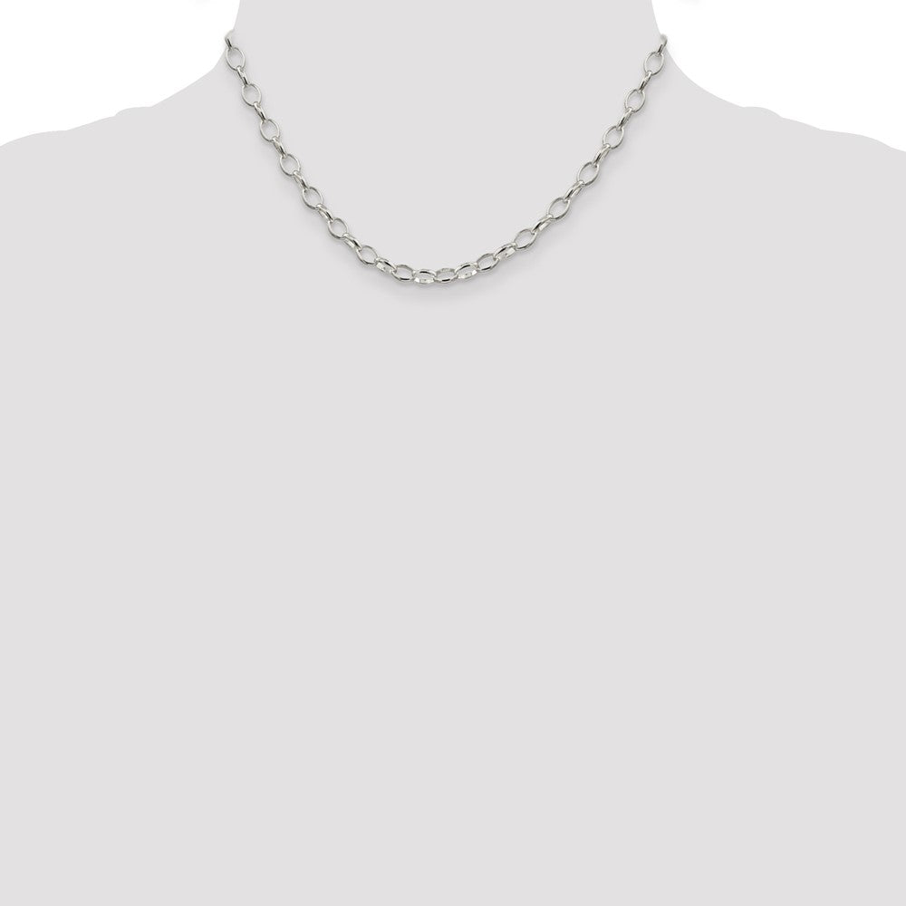 Sterlingsilber 5mm Fantasie Erbs Halskette