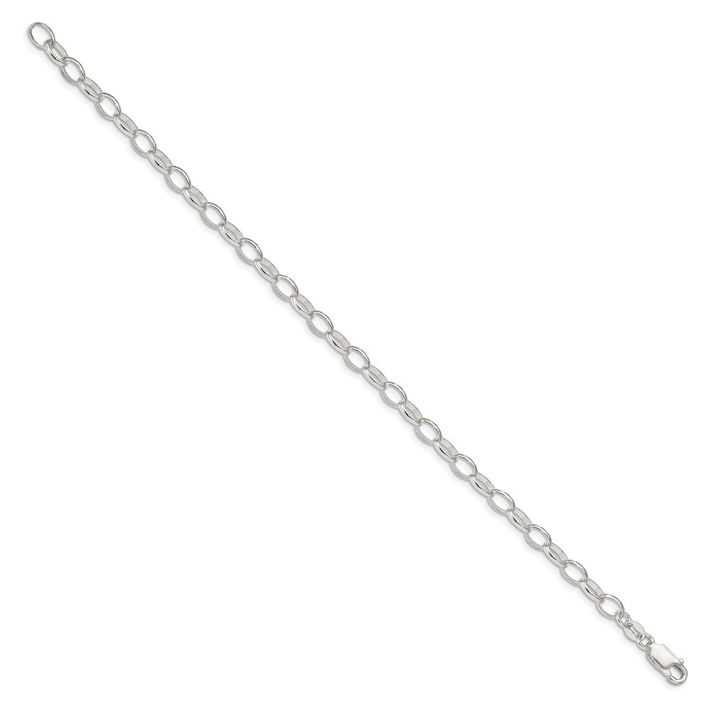Sterlingsilber 5mm Fantasie Erbs Gliederarmband