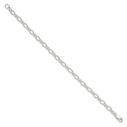 Sterlingsilber 5mm Fantasie Erbs Gliederarmband