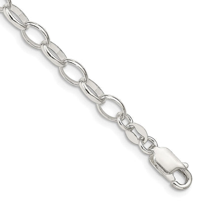 Sterlingsilber 5mm Fantasie Erbs Gliederarmband