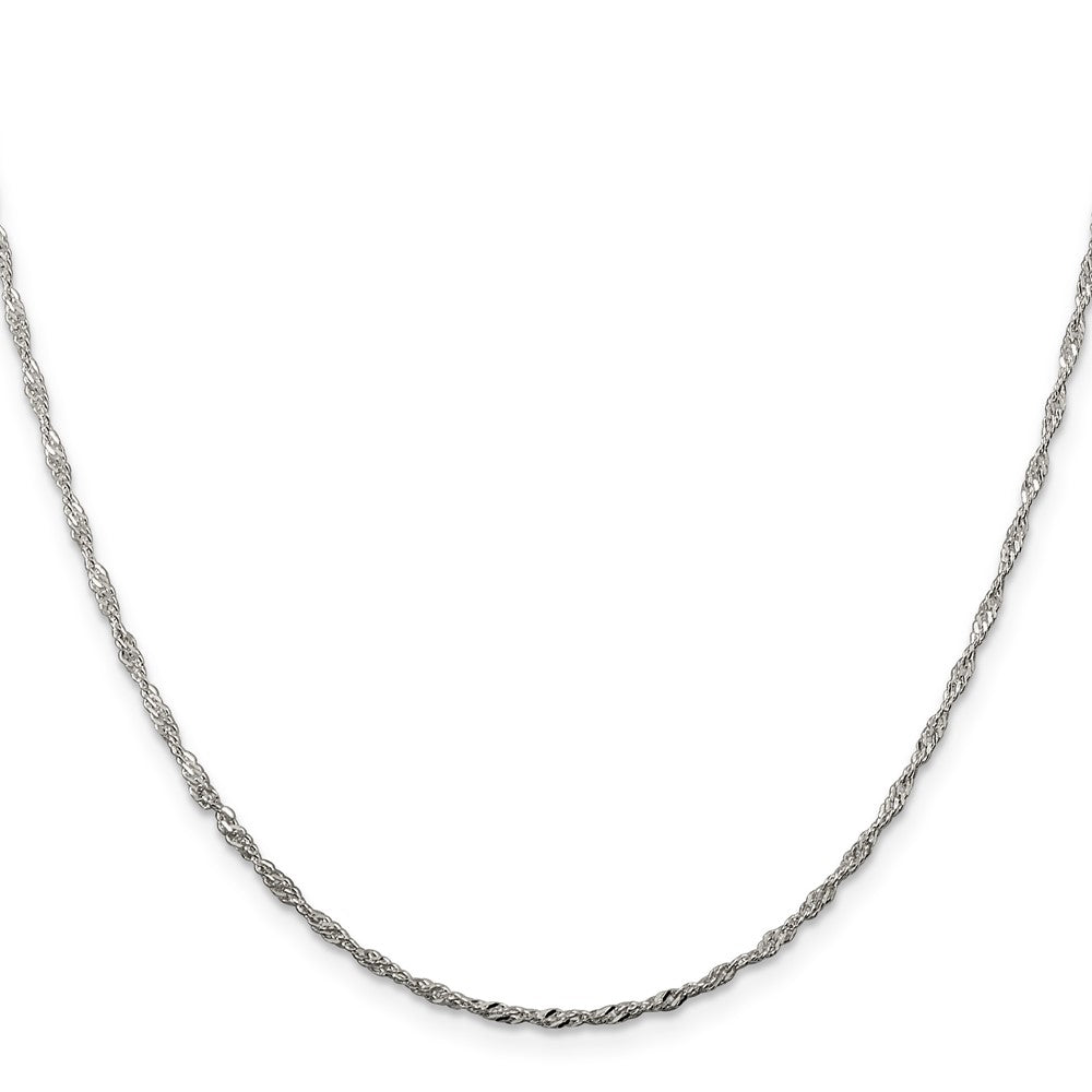 Sterlingsilber 1.75mm Singapurkette Halskette